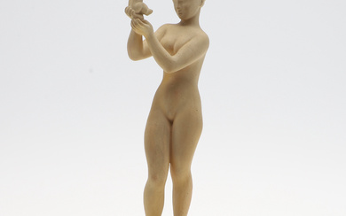 KAI NIELSEN. A terracotta sculpture, “Venus with the apple”, Kähler HAK, Denmark.