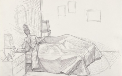 Kerry James Marshall, Preliminary Sketch for Black Painting
