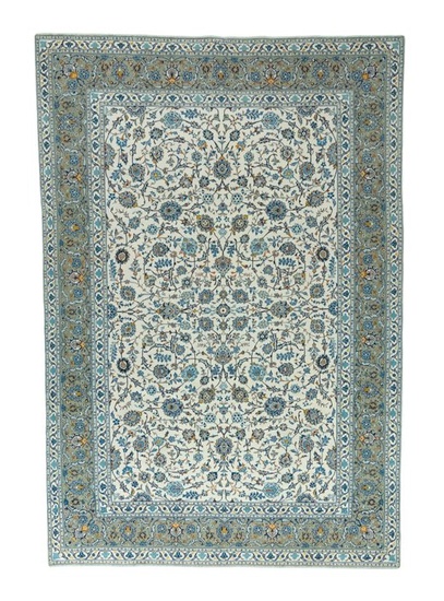 Keshan Kork - Signed Carpet - Rug - 399 cm - 271 cm