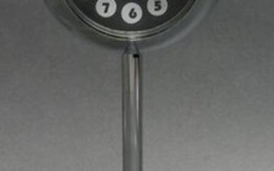 Kikkerland Space Age Style Chrome Alarm Clock