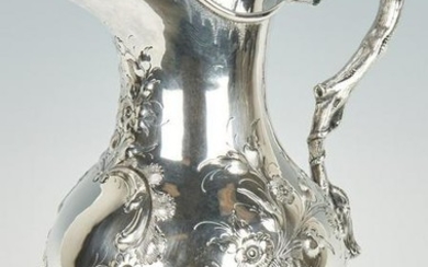 Kitts Kentucky Coin Silver Footed Pitcher