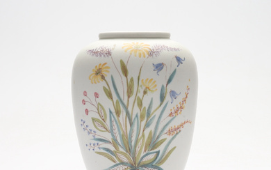 LARS THORÉN. Vase, stoneware Rörstrand, signed.