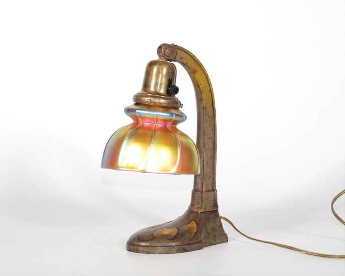 Lampe de bureau en bronze 1900