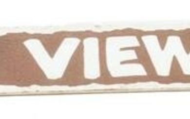Large 1971 Valley View Ranch Sign