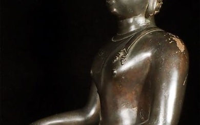 Large Northern Thai Bronze Buddha. Provenance