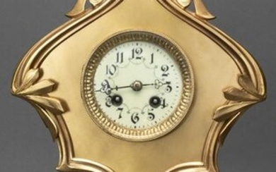 Lenzkirch Art Nouveau Manner Mantle Clock