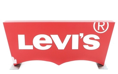 Levi's Logo Table Top Store Sign