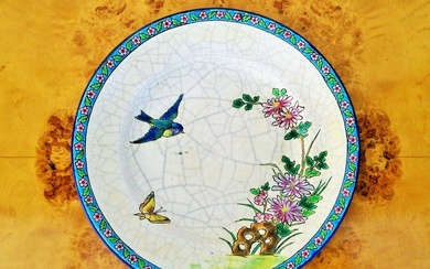 Longwy - Plate - Ceramic, Enamel