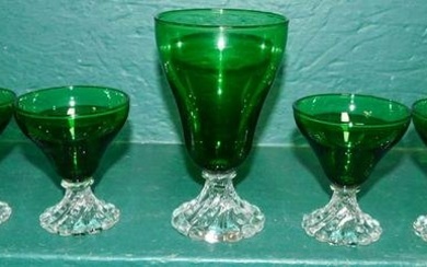 Lot Emerald Green Boopie Glasses