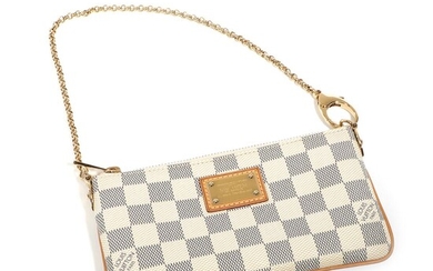 Louis Vuitton A “Pochette Mira MM” bag of white and grey Damier...