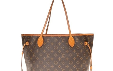 Louis Vuitton - Neverfull MM en toile monogram enduite Handbag
