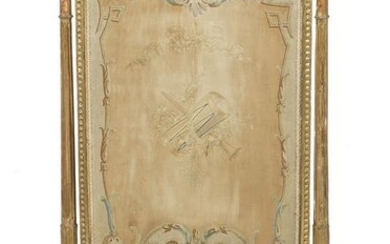 Louis XVI-Style Giltwood Firescreen