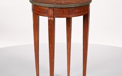 Louis XVI Style Marquetry and Parquetry Side Table