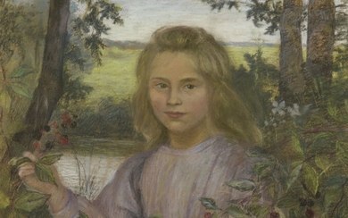 Lucien LÉVY-DHURMER (1865-1935) Jeune fille...