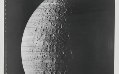[Lunar Orbiter V] Amazing crescent backside of the Moon; medium resolution frame...