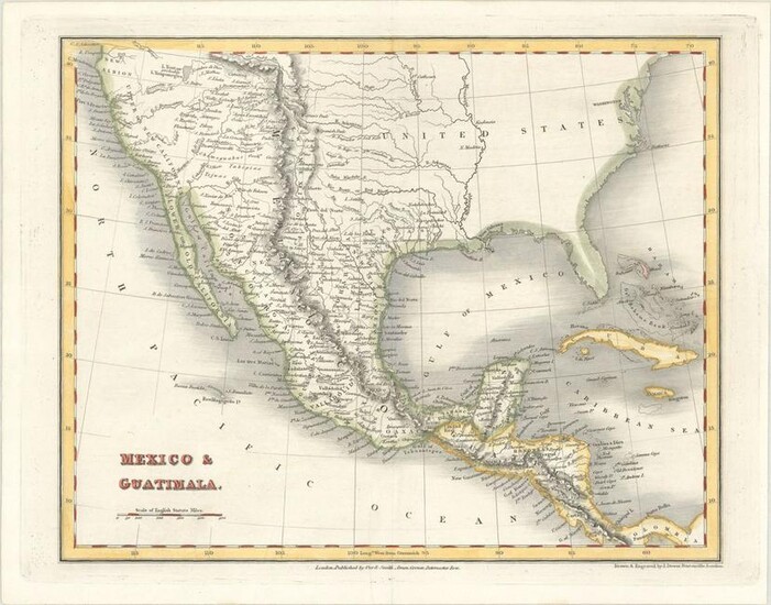 MAP, US & Mexico, Dower