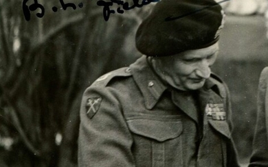 MONTGOMERY B. L.: (1887-1976) British Field Marshal of World War II. Vintage war date signed 3 x 3.7...