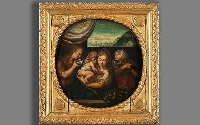 Maler des 17. Jahrhunderts, DIE HEILIGE FAMILIE