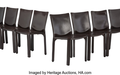 Mario Bellini (b. 1935), Set of Eight Cab Chairs (designed 1976, Cassina)