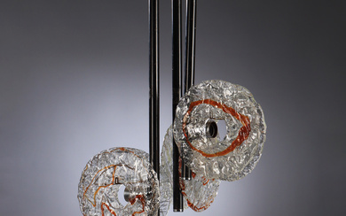 Mazzega. Murano glass pendant from the 60s