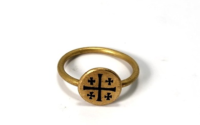 Medieval, Crusaders Era Gold Ring