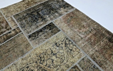 Modern Patchwork Stone Wash Antik Look New - Carpet - 240 cm - 163 cm