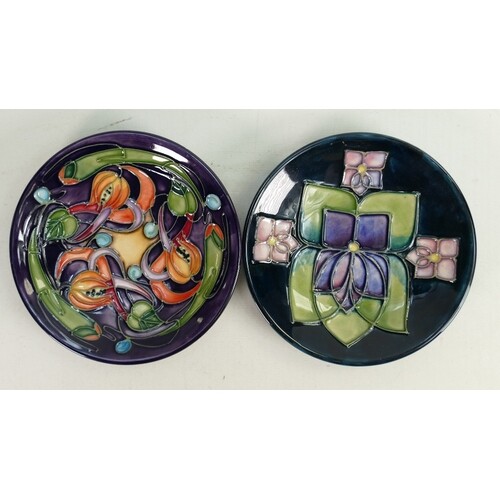 Moorcroft Queens Celtic Web & Violets Patterned Coasters: bo...