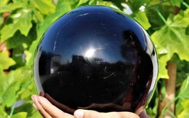 Natural Obsidian Crystal Sphere - 200×200×200 mm - 8799 g