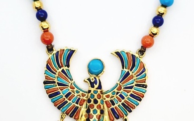 Necklace with pendant Yellow gold