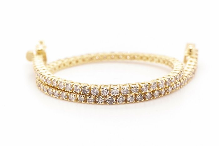 No Reserve Price - 14 kt. Yellow gold - Bracelet - 2.15 ct Diamond