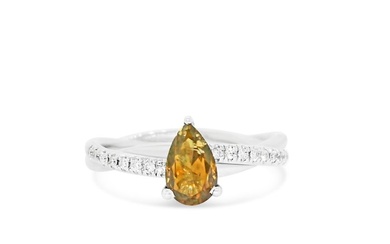 No Reserve Price - Ring - 14 kt. White gold - 1.20 tw. Diamond (Natural) - Diamond