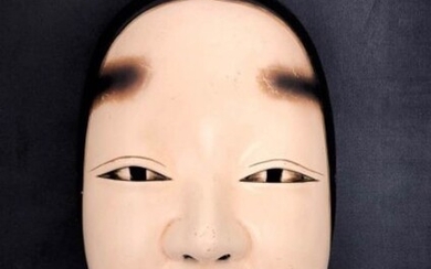 Noh mask - Dry lacquer - Ko-omote 小面- Japan - ca 1930-40s