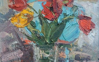 Oil painting Tulips Mazur Maksym Volodymyrovych