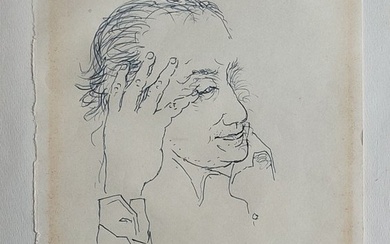 Orfeo Tamburi (1910-1994) - Ritratto Alfonso Gatto