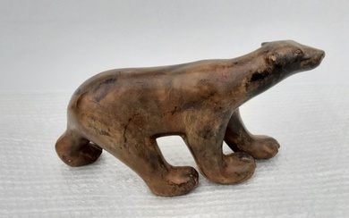 P. Chenet - Figure - Ijsbeer - 33 cm - Bronze