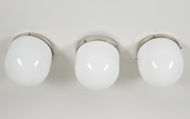 PAAVO TYNELL. CEILING LIGHTS, 3 pcs. Taito Oy, 1930s/40s.
