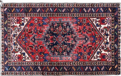 PILE RUG FROM THE HAMADAN AREA OF PERSIA 7’ x 4’2”