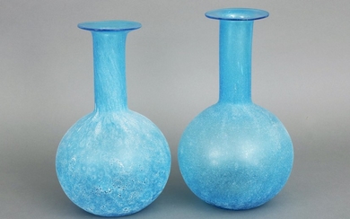 Paar wohl SEGUSO (MURANO) ''Scavo'' Vasen