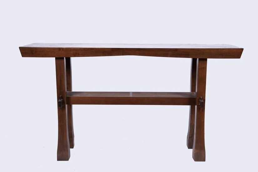 Pair Of Chinese 20th Century Console Tables 58 x 32 x