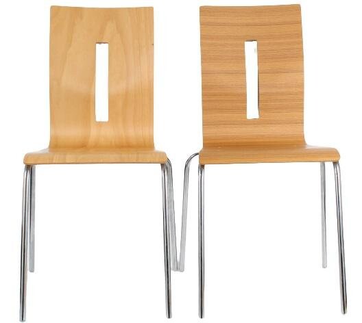 Pair of Allermuir Scoop Side Chairs