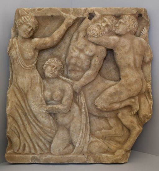 Panel carved in neoclassical style - Marble - 20th century