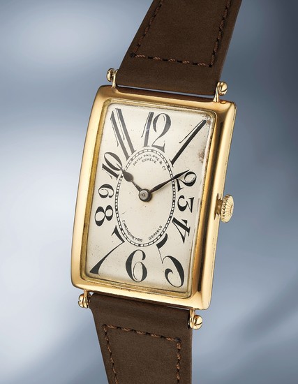 Patek Philippe, An impressive oversized yellow gold wristwatch with "exploding" numerals
