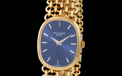 Patek Philippe. Extremely Rare and Attractive, Ellipse Lady’s Wristwatch in Yellow Gold,...