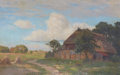 Paul Müller-Kaempff - Landscape with a Cottage