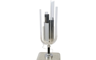 Philippe Jean - Chrome and Lucite Lamp