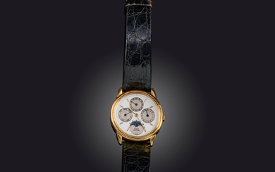 Piaget, montre-bracelet 'Gouverneur' en or, réf. 15958, circa 1991, cadran en émail blanc avec aiguilles...