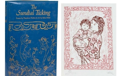 Plotkin & Hibel "The Sundial Ticking" + Linocut