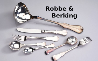 ROBBE & BERKING table service for 6 persons,...
