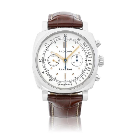 Radiomir 1940 Chronograph, Reference PAM 518 | A limited edition platinum chronograph wristwatch, Circa 2014 | 沛納海 | Radiomir 1940 Chronograph 型號PAM518 | 限量版鉑金計時腕錶，約2014年製, Panerai