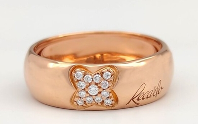 ReCarlo - 18 kt. Pink gold - Ring - 0.13 ct Diamonds